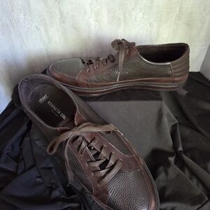 Anna Men's Brown Leather Sneakers